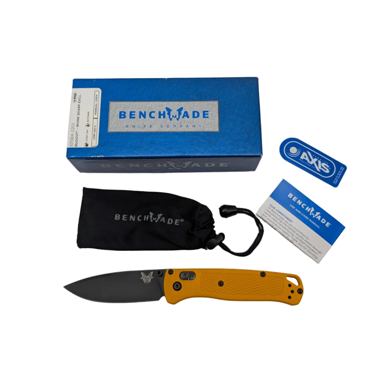 Benchmade 535BK-2201 Bugout Work Sharp Exclusive – Grad A