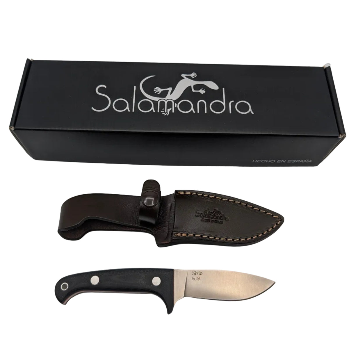 Salamandra Sirio (J.M.) N695 Micarta noir – Grade A