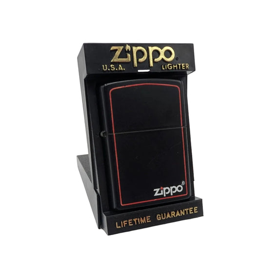 Zippo Classic Black and Red Matte – Grade B