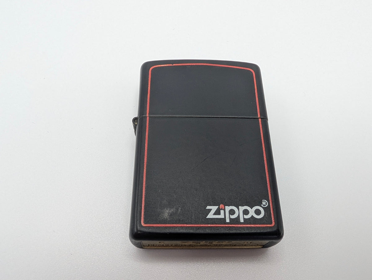 Zippo Classic Black and Red Matte – Grade B