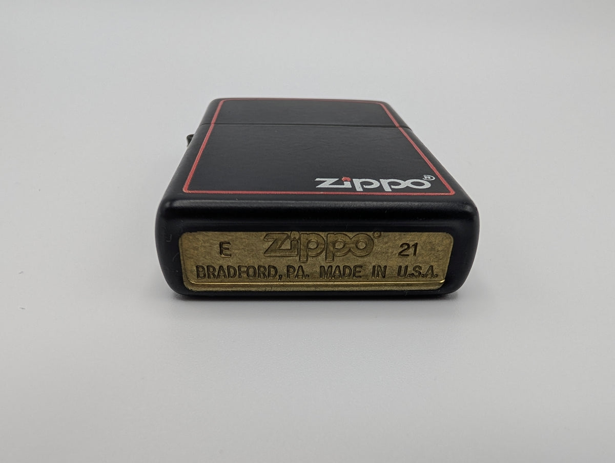 Zippo Classic Black and Red Matte – Grade B