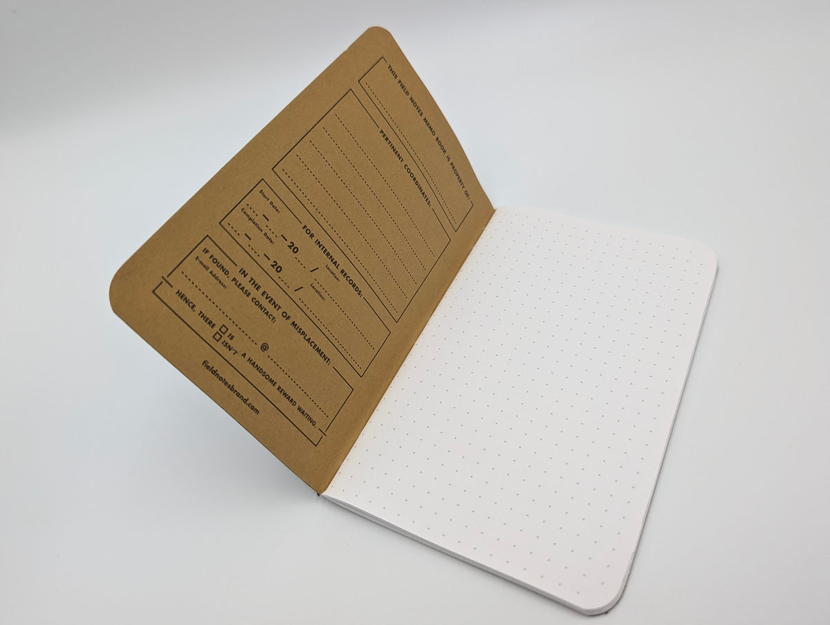 Field Notes Pitch Black Memo Book 3-Pack – Grade A