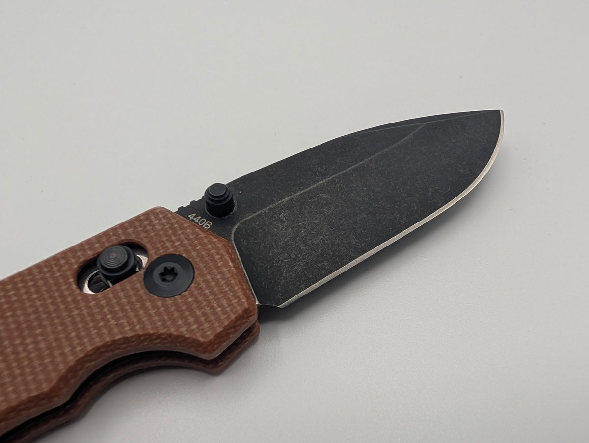 Böker Magnum Rockstub Brown Micarta – Grade A