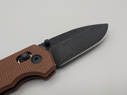 Böker Magnum Rockstub Brown Micarta – Grade A